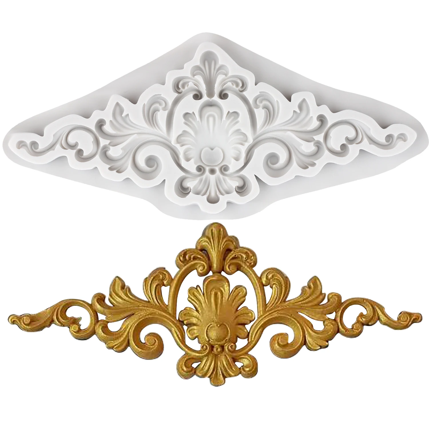 

Формы для торта Mujiang, силиконовые, барокко