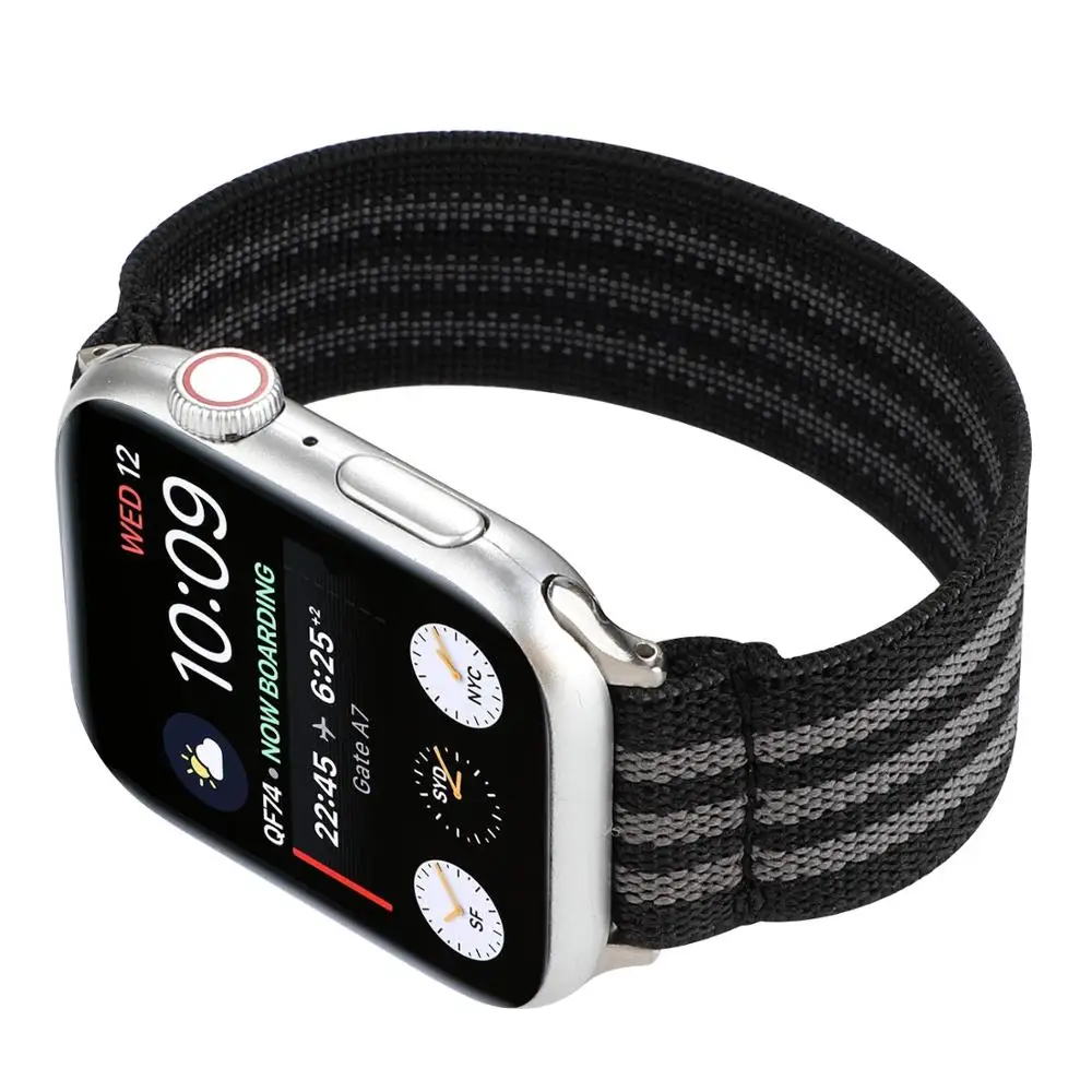 

Nylon For Apple Watch Strap 40mm 45mm 44mm 41mm 42mm 38mm Bracelet iWatch series 3 4 5 SE 6 7 Strap