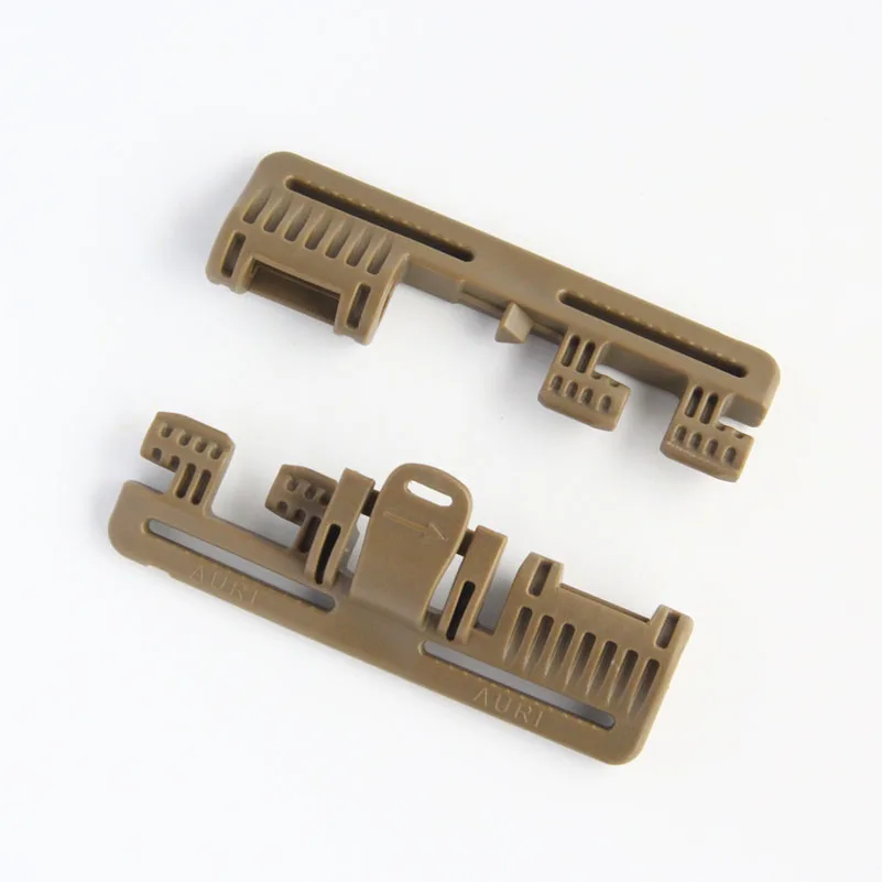 

1 Pair Tactical Vest Quick Release Buckle Slider Molle Strip Module Strip Plastic Hinge Quick Disassembly Tactics Fixture Kit