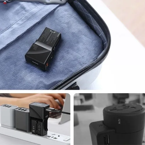 Baseus PPS быстро Зарядное устройство Тип C + USB 18 Вт Quick Charge Универсальный дорожный