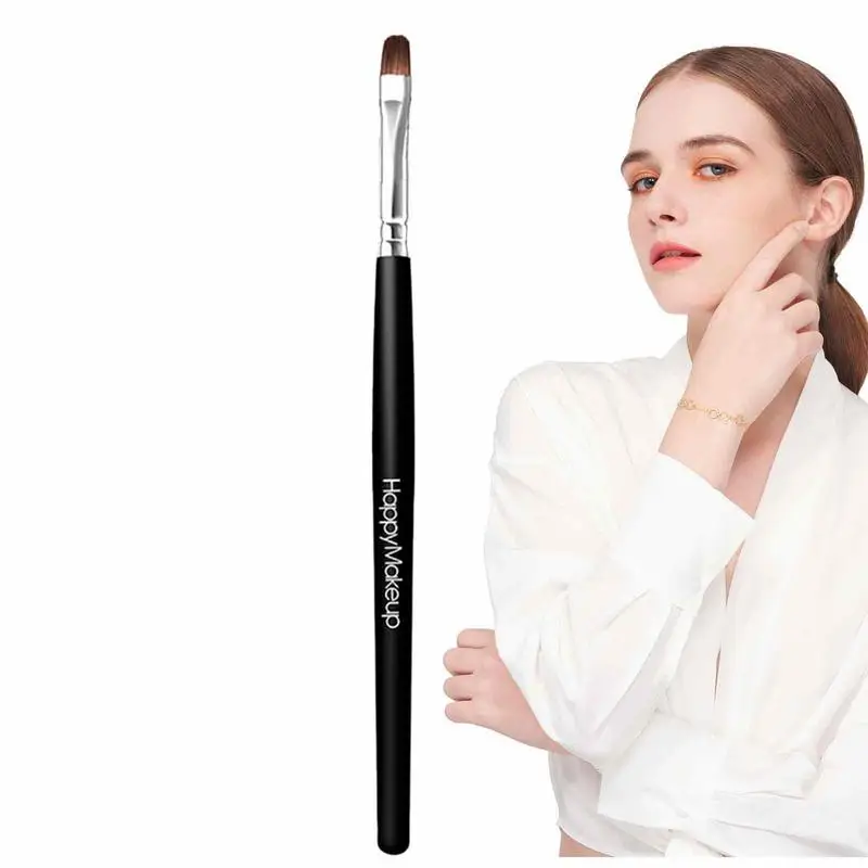 

1pcs Mini Single Lips Make Up Brush Multifunctional Lipstick Liquid Lipgloss Makeup Brushes Cosmetic Tool Black Maquiagem