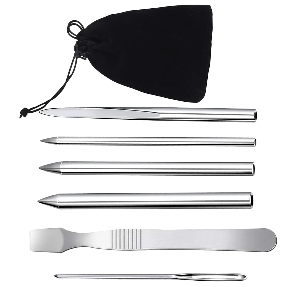 

Paracordweaving Tools Diy Needle Stitching Kit Knotter Bracelet Lacing Braiding Knitting Jewelry Accessories Set Metal Fid