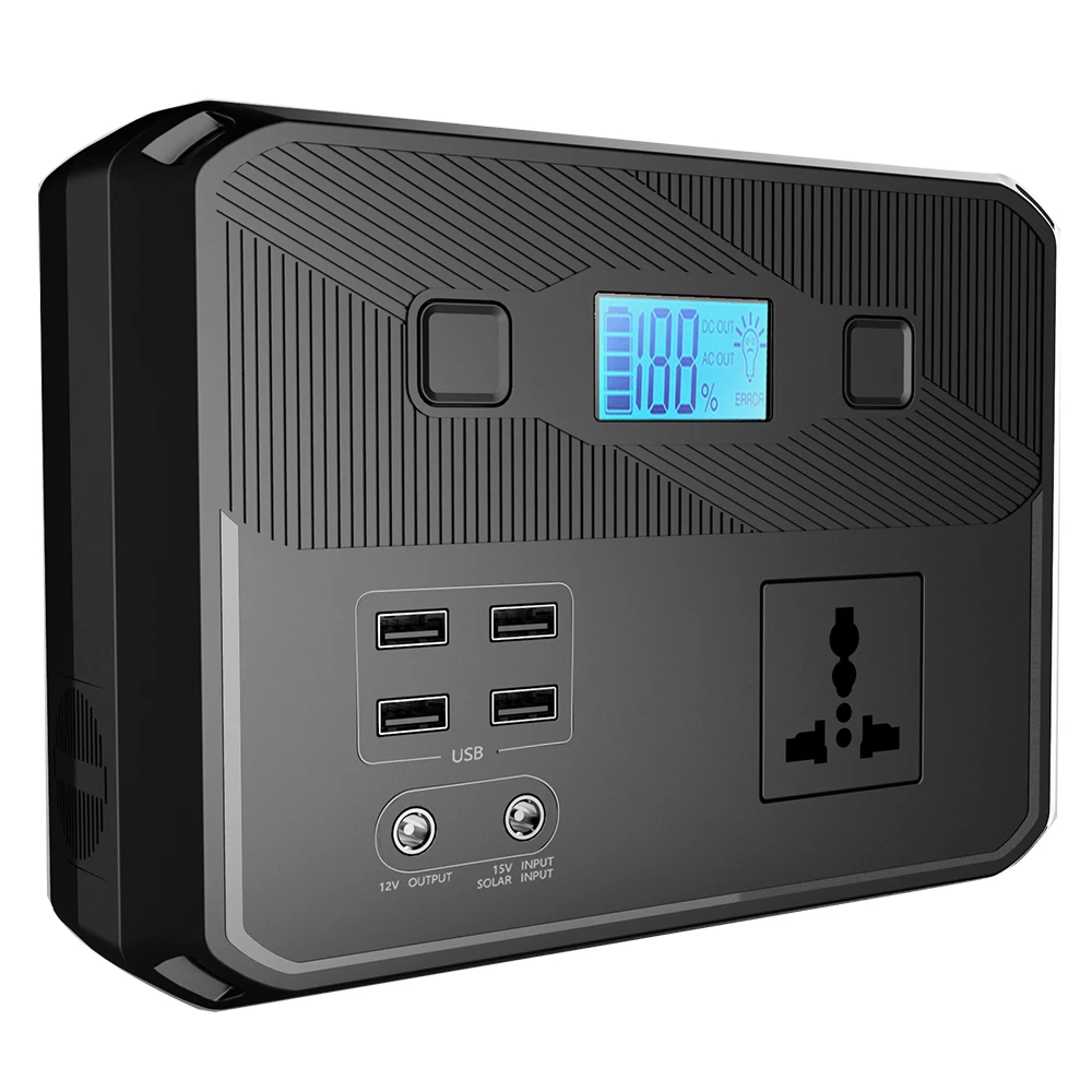 

150Wh 40800mAh Portable Power Station Backup Lithium Battery Pure Sine Wave AC Outlet for Outdoors/Camping/Travel Emergency