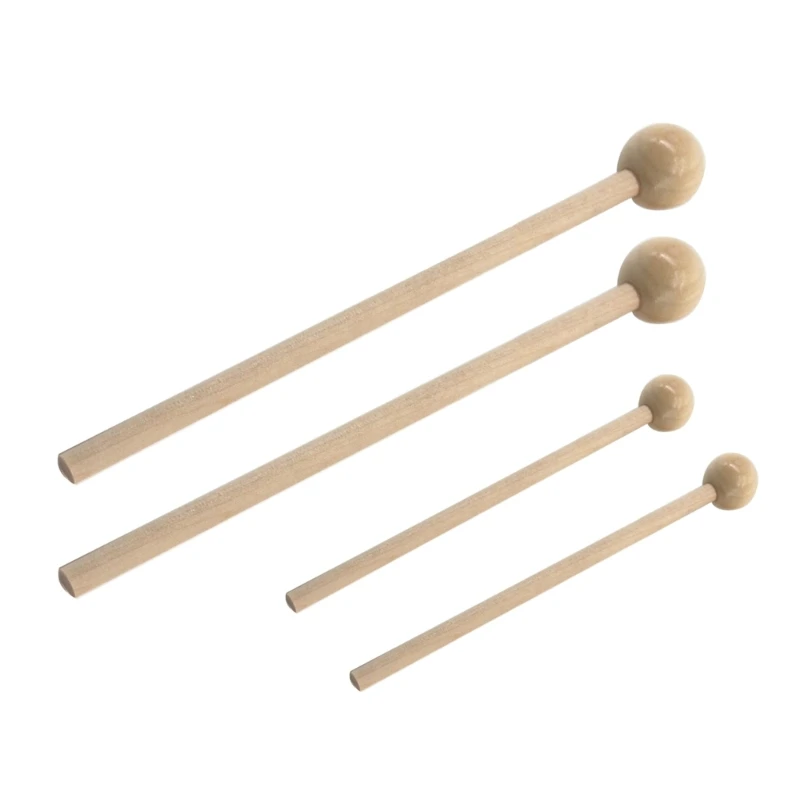 

2pcs Ethereal Drumsticks Round Head Drum Sticks Handle Drum Mallet Stick