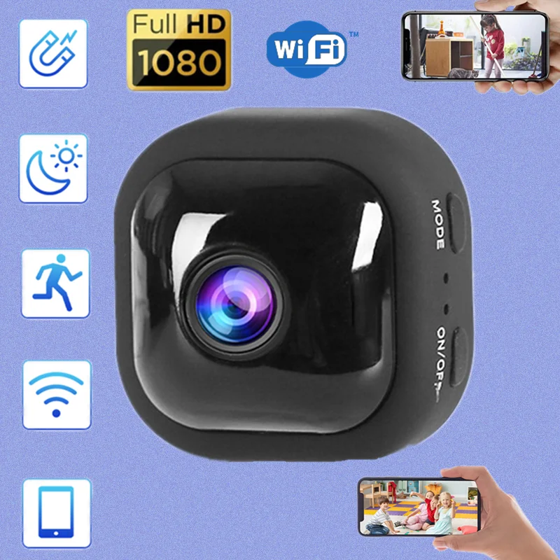

Мини-камера A10 Беспроводная с поддержкой Wi-Fi, 1080P