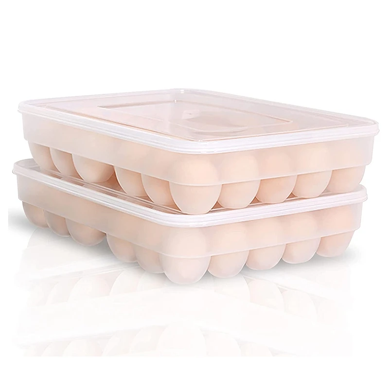 Стеллаж для яиц в холодильнике 68 ячеек стеллаж Штабелируемый контейнер с крышкой