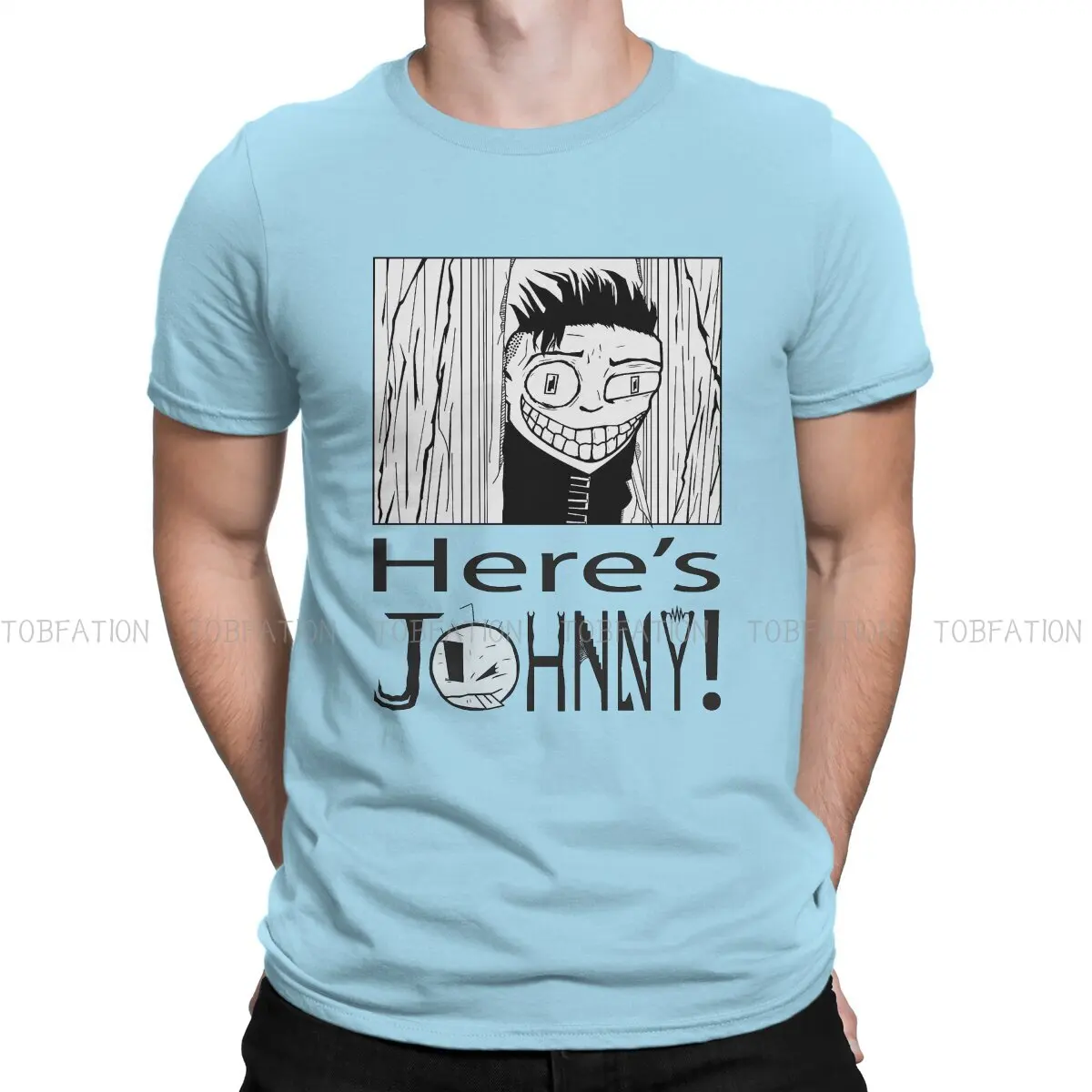 

Heres Johnny Unique TShirt The Shining Horror Suspense Movie Jack Torrance Top Quality Hip Hop Gift Idea T Shirt Stuff Ofertas