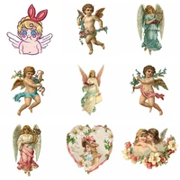 2022 new angel stickers for iron transfer clothes diy accessory t shirt dresses washable heat transfer