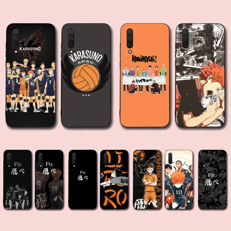 

Anime Black Haikyuu Volleyball Phone Case for Xiaomi mi 5 6 8 9 10 lite pro SE Mix 2s 3 F1 Max2 3