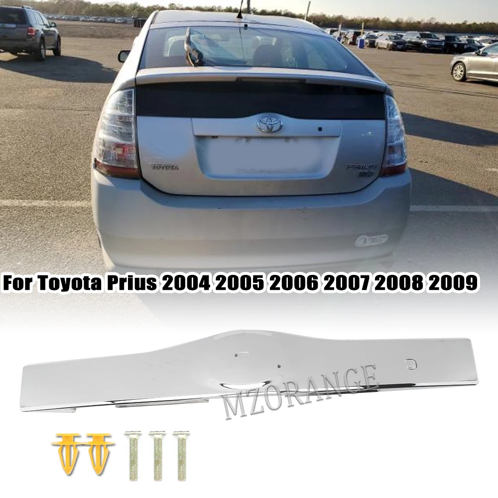 

Car Rear Chrome Tailgate Liftgate Garnish Handle Trim For Toyota Prius 2004 2005 2006 2007 2008 2009 Tail Door Decoration Strip