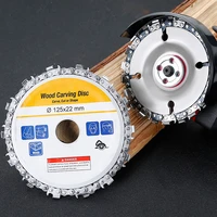 5inch 914 gears woodworking chainsaw disc polishing corner cutting wood chip slotted saw blade carving disc angle grinding tool