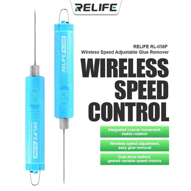 

RELIFE RL-056F Wireless Speed Adjustable Glue Remover Removing OCA Screen Glue Mobile Phone Android IPhone LCD Screen Repair
