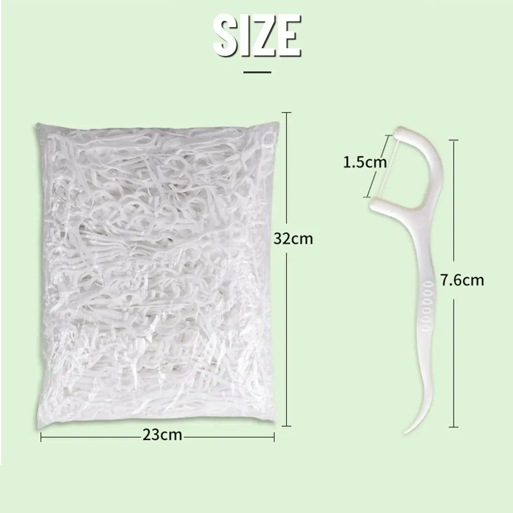 Пластиковая межзубная щетка 1000 шт. в 1 пакете зубная зубочистка жвачка массаж