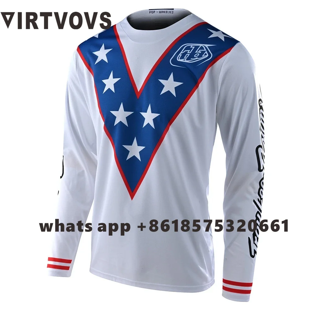 

Motocross Shirt 2022 Mountain Bike Motorcycle Cycling Jersey Ciclismo Clothes For Men's Mtb Jersey Racing Downhill Bicycle Wear