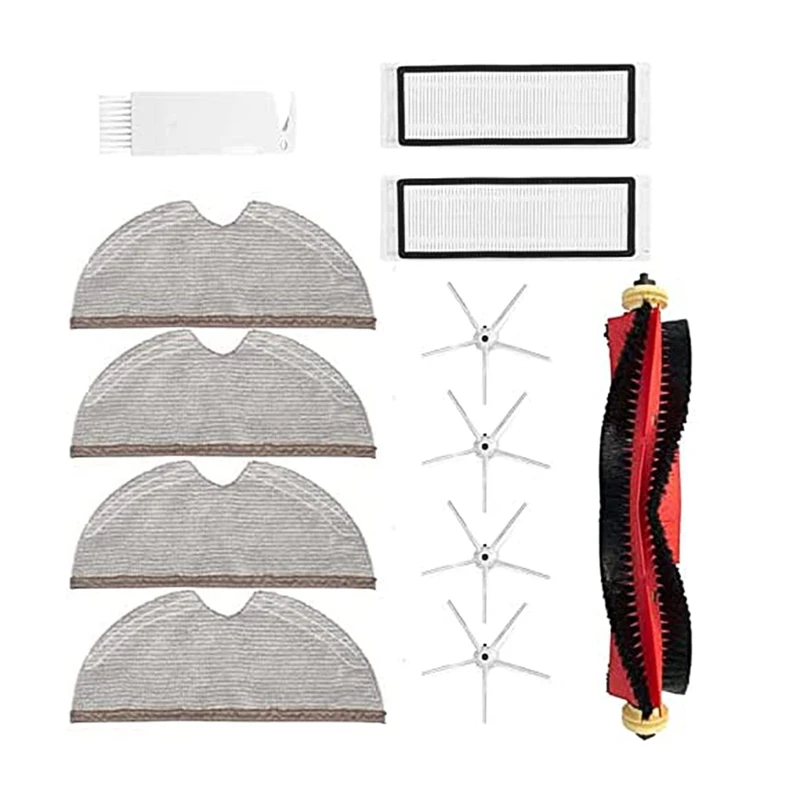 

Аксессуары Запчасти для пылесоса Xiaomi Roborock S5 S50 S55 S6 S5max, основная боковая щетка, фильтр НЕРА, насадки для швабры