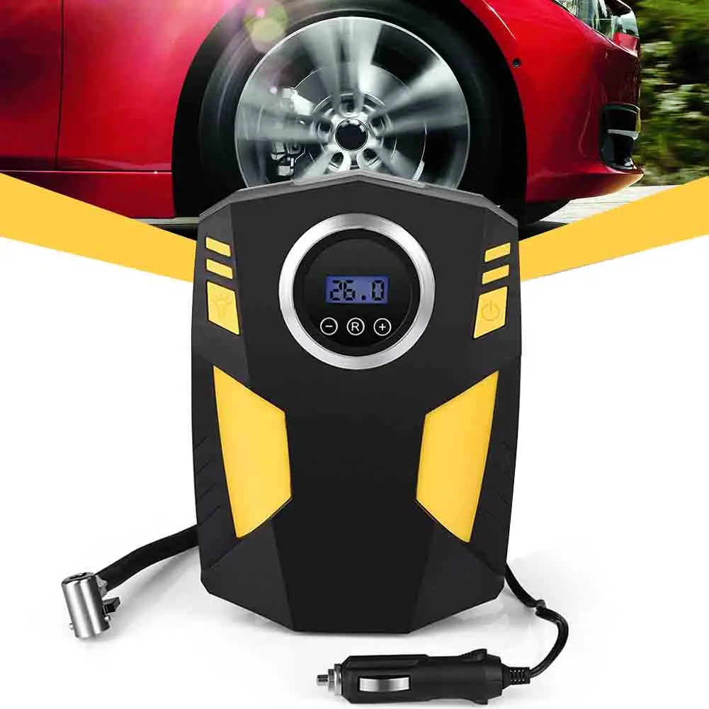 

Portable Automobile Air Compressor Digital Tire Inflation Pump for Cars Wheel Tires LED Lamp Tire Compression Pump Compressor