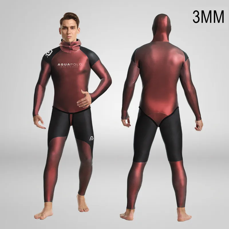 3 мм неопреновый 2 шт. с длинным рукавом сохраняют тепло для подводной охоты