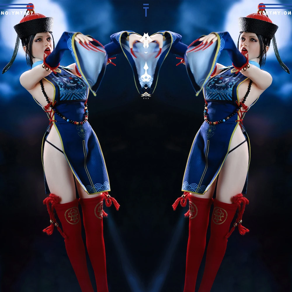 

Ymt067 1/6 Women Soldier Zombie Mother Head Carving Clothes Halloween Terrorist Party Cosplay Uniform For 12'' Action Figure Toy