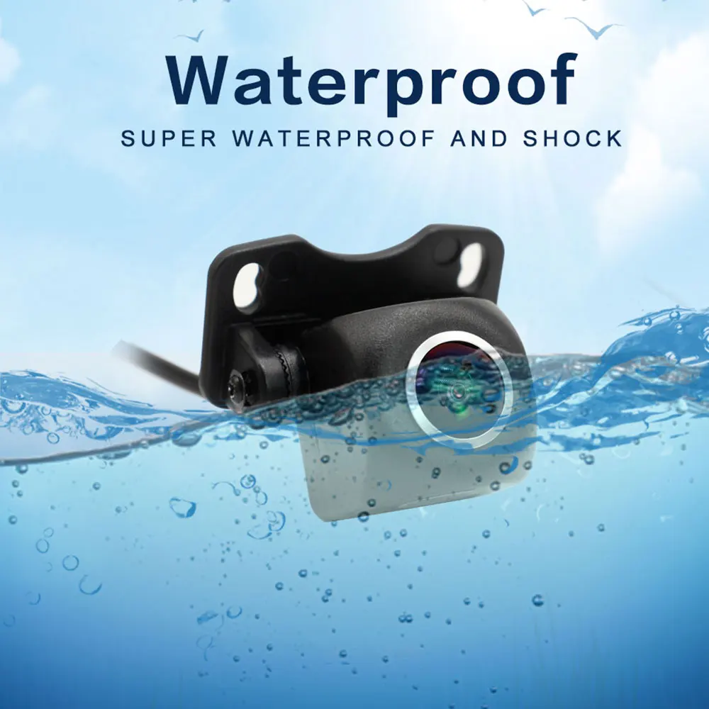 Автомобильная камера заднего вида рыбий глаз водонепроницаемая широкоугольная