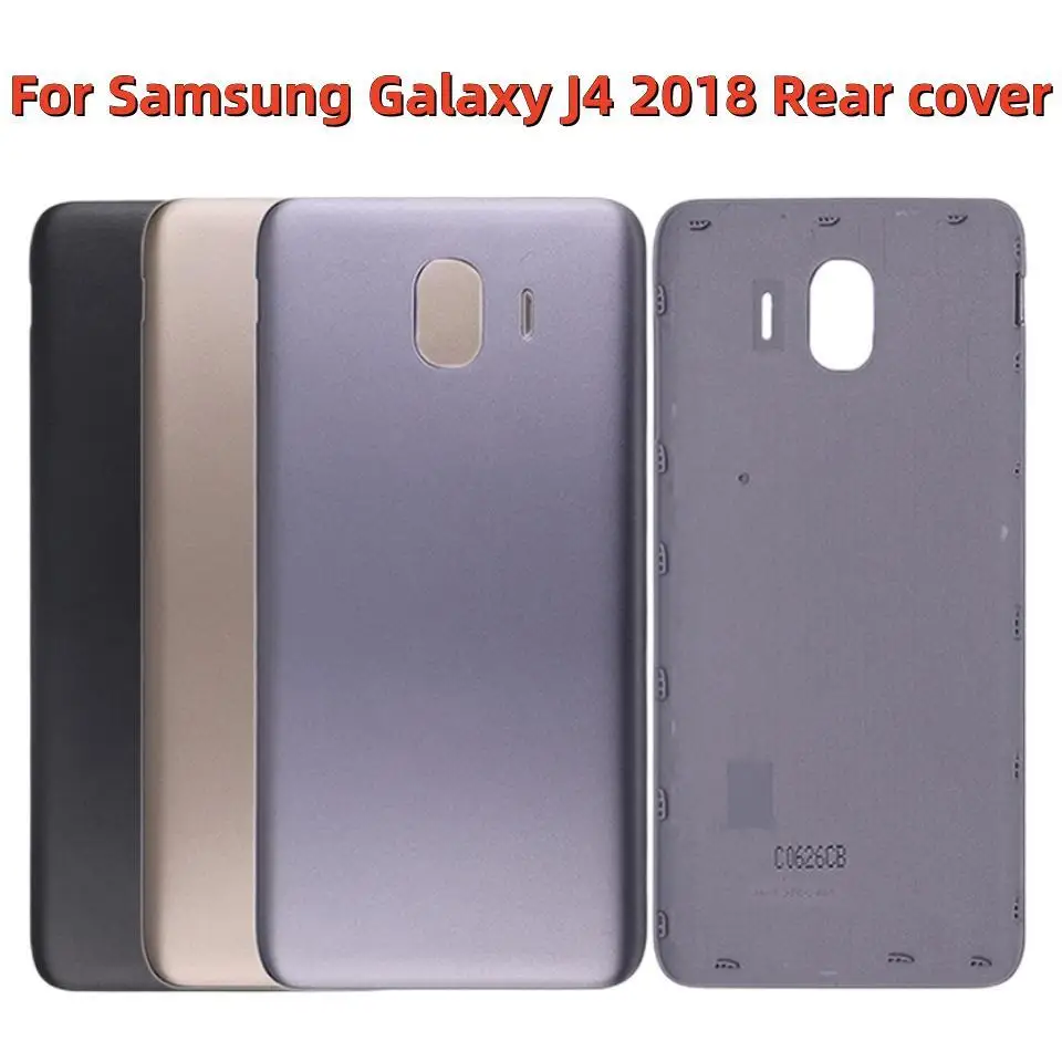 

For Samsung Galaxy J4 2018 J400 SM-J400F J400FN J400DS Back Battery Cover Rear Panel Door Housing Case Repair Parts