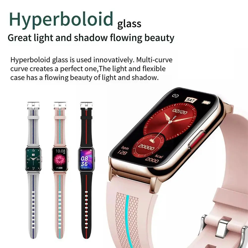 

Smart Watch Heart Rate Blood Oxygen Monitoring Multi-Function Reminder IP68 SmartWatch Waterproof Monitoring Sleep Q4M9
