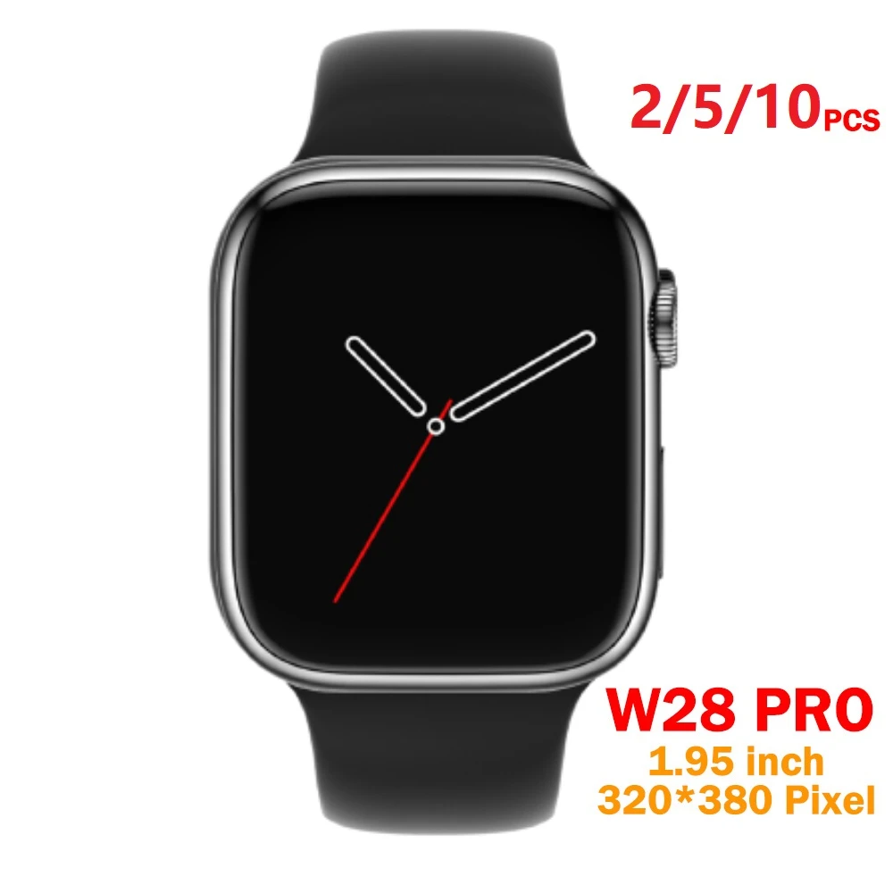 

Смарт-часы IWO W28 PRO водонепроницаемые, 2/5/10 шт., NFC, 1,95 дюйма