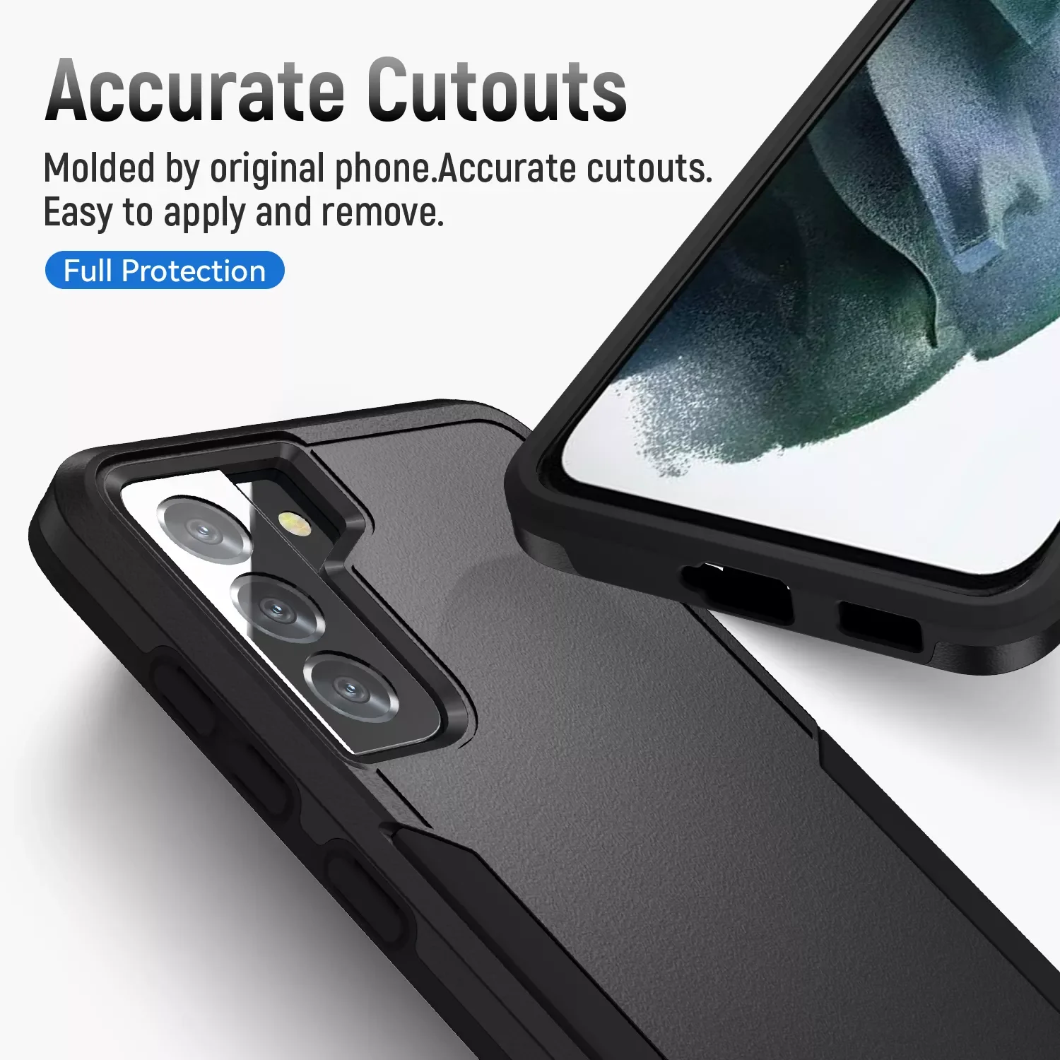 

for Samsung Galaxy S21 FE 5G S22 Ultra S21 Plus S20 A52S A52 A72 A33 A53 A73 A13 A12 A32Anti-Falling Shockproof Armor Case