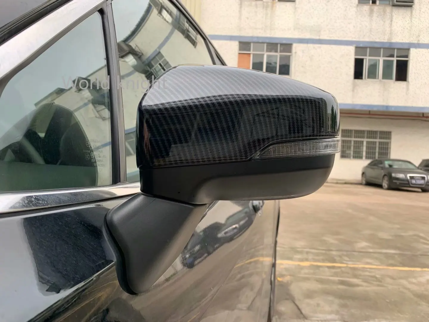 

For Subaru Forester SK 2018 2019 Decorate Accessories Carbon Fiber Style Mirror Cover Trim Rear View Cap Overlay Molding Garnish