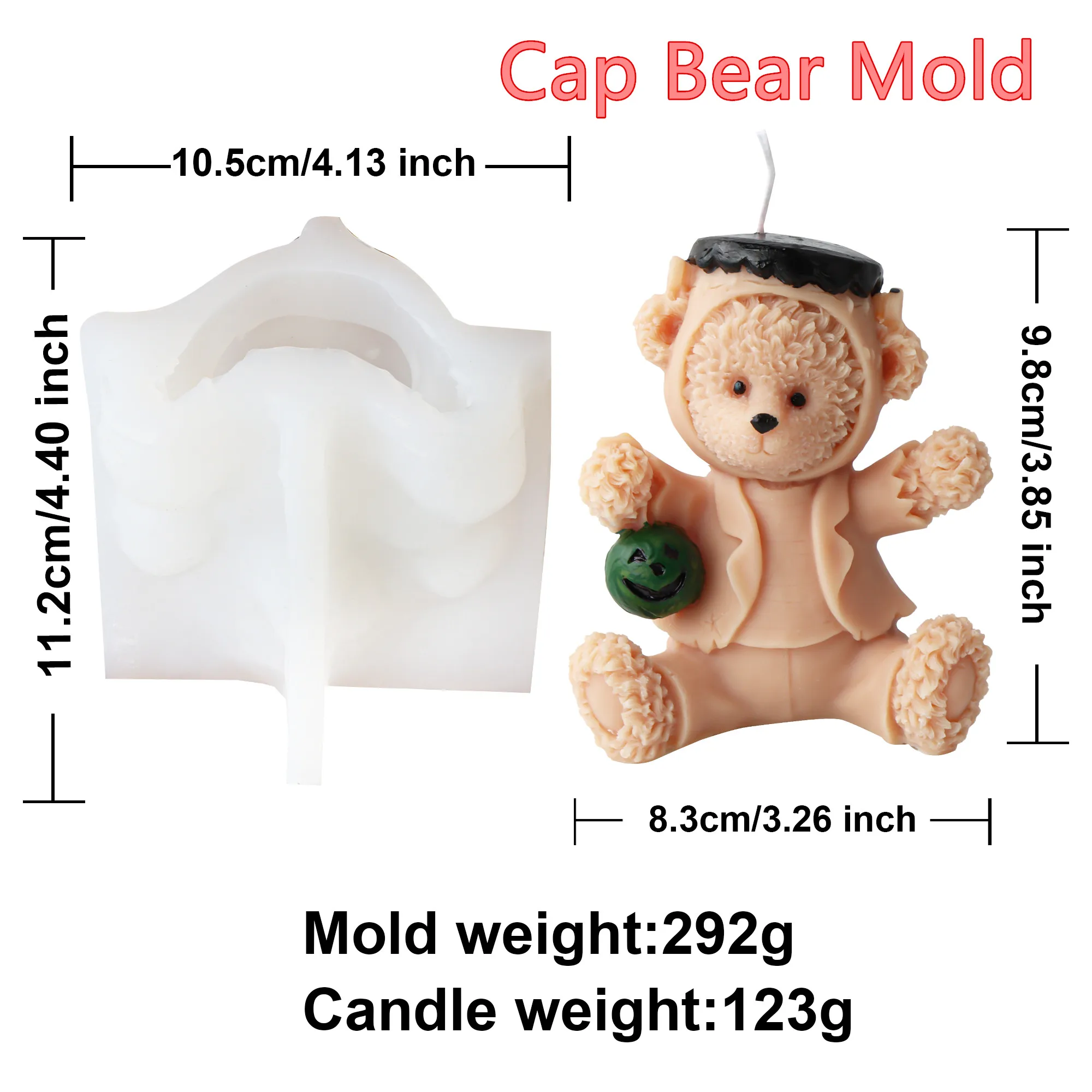 3d Набор Для Изготовления Свечей На Хэллоуин — Силиконовая Форма В Форме Черепа И