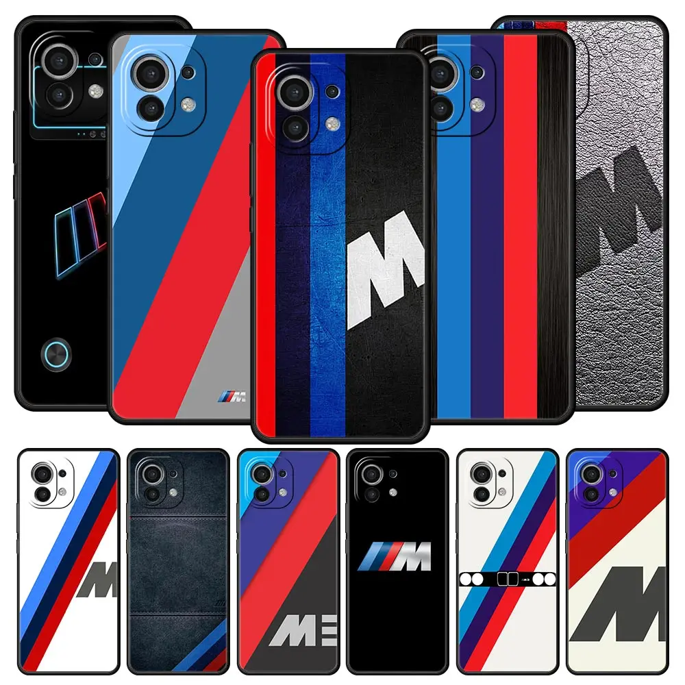 

Blue Red Car Line B-BMW-Boy Phone Case for Xiaomi Poco X3 NFC F3 M3 M4 Mi Note 10 12 11 Ultra 11T Pro 10T Lite 5G 9T 11i Cover