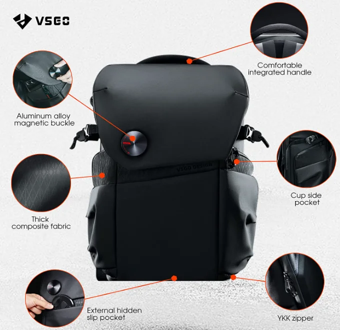 Рюкзак VSGO Camera Водонепроницаемый противоударный рюкзак для фотографии и