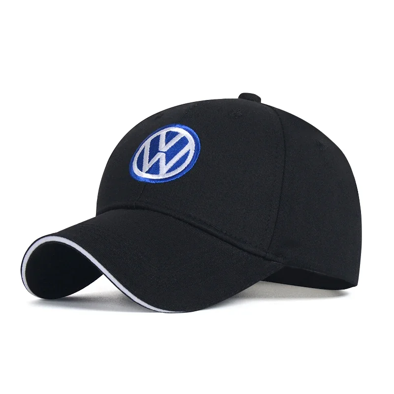 

Автомобильная кепка с утиным языком для Volkswagen VW GOLF Polo Tiguan PASSAT 3D Hat Автомобильная бейсболка MOTO GP Racing Регулируемая повседневная кепка