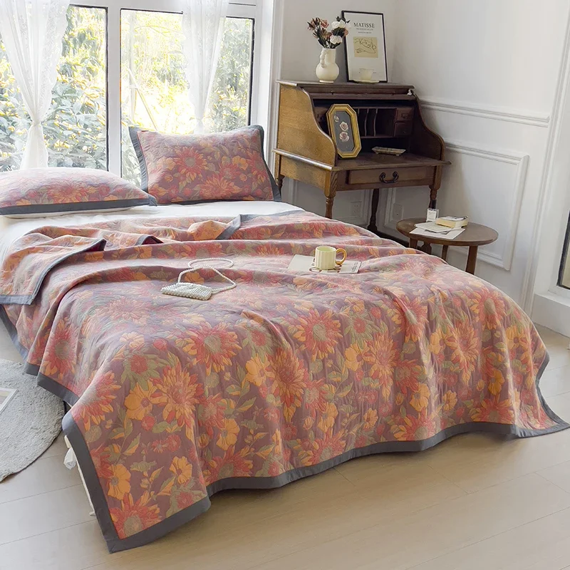 Хлопковое одеяло 3 слоя