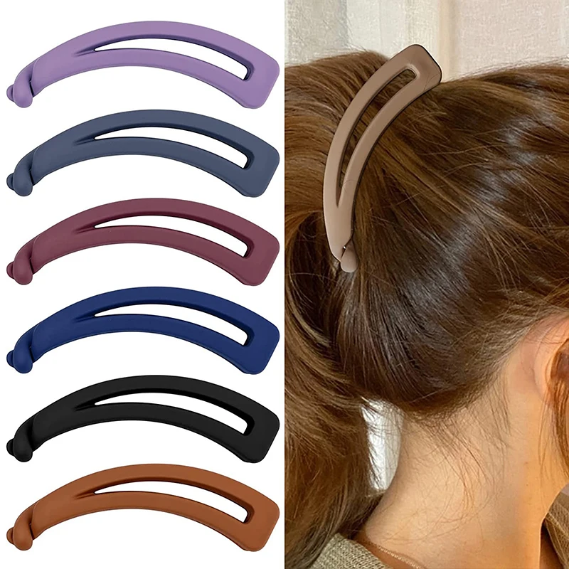 

Matte Vintage Banana Clip For Curly Long Straight Short Hair Claw Women Girls Hair Styling Ponytail Holder Hairpin Clamp Grip