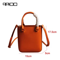 french qp100 2022 fashion top leather stitching mixed color handbag multi functional shoulder bag fashion bag womens leather
