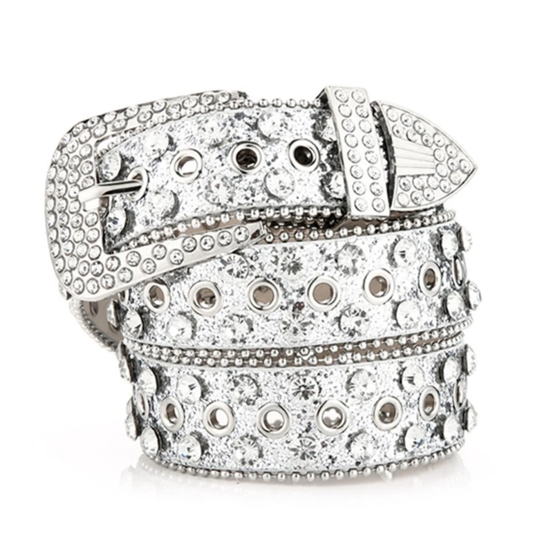 

Women Rhinestones Belt for Dress Diamond Waist Belt Shinning Formal Belt