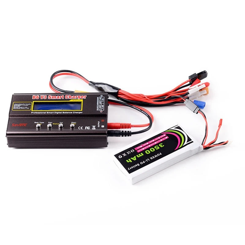 Балансное зарядное устройство B6 V3 для LiHv Lipo NiMh Li-Ion RC Зарядное FPV Дрон Автомобиль