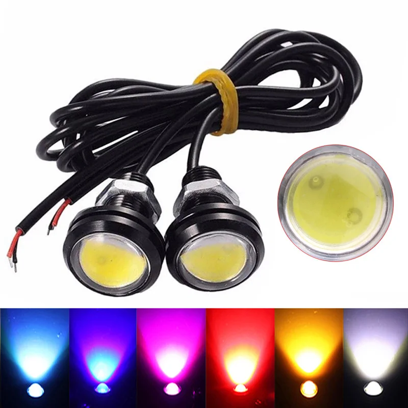 

2Pcs Car Eagle Eye DRL LED Daytime Running Lights Motorcycle Backup Reversing Parking Signal Automobiles Lamps Car Styling 12V