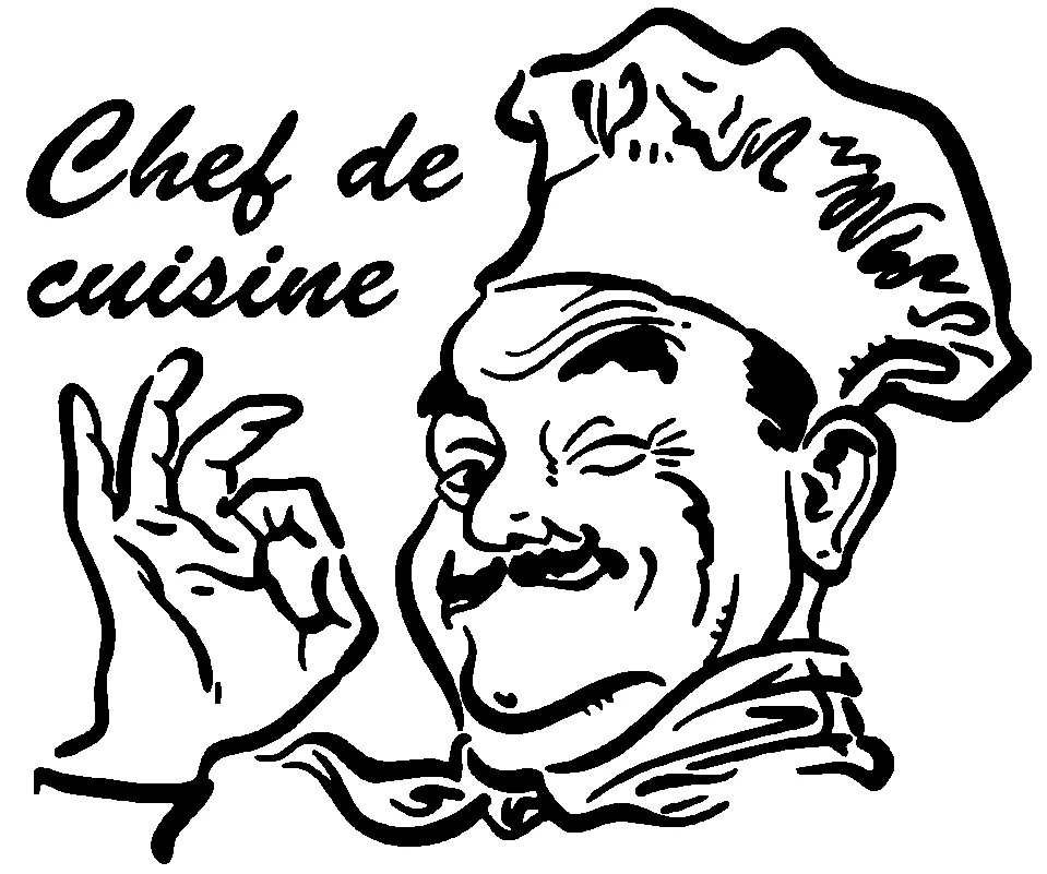 Съемная декоративная наклейка Chef de Kitchen, наклейка на стену, наклейка для кухни, комнаты, украшение дома, настенный постер, настенное искусство (art.: 3920cd5f9f6ff) - 3920cd5f9f6ff