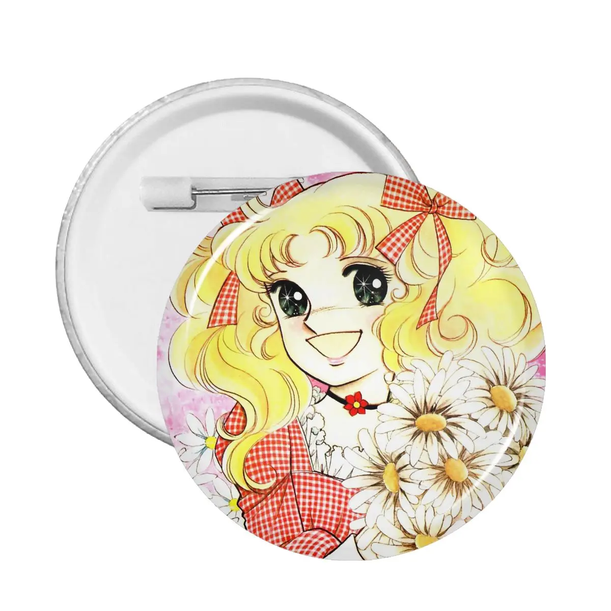 

PVC Candice White Candy Candy Collar Badge Novelty Badge Japanese Anime Lapel Pins Brooches for Lapel Anime Accessories