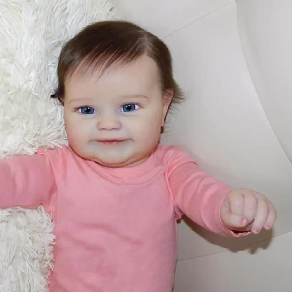 Силиконовая кукла 48 см Reborn Maddie ручная роспись 3D кожа с видимыми венами