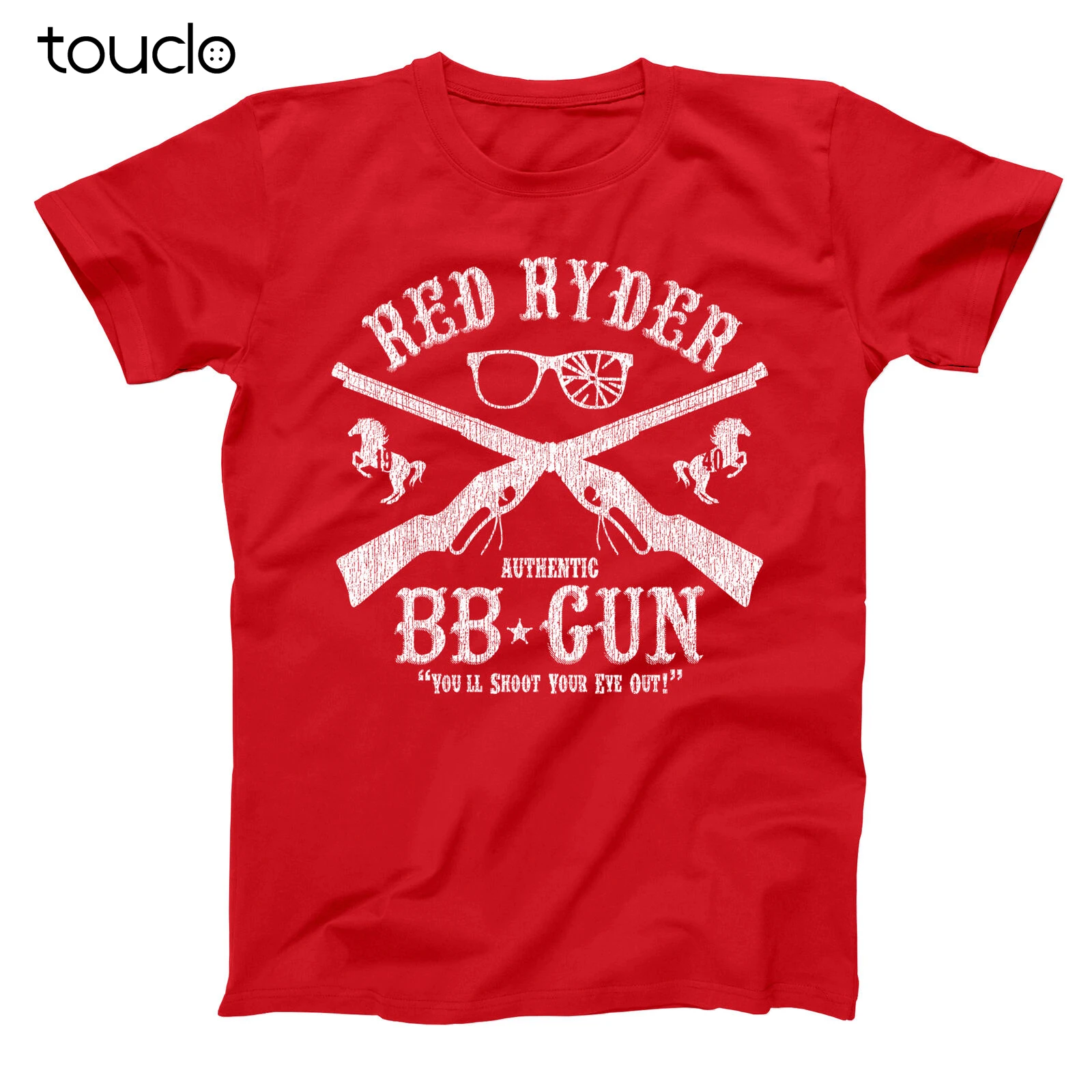 

Red Ryder Bb Gun Funny Christmas Story Movie Outfit Red Basic Men'S T-Shirt unisex