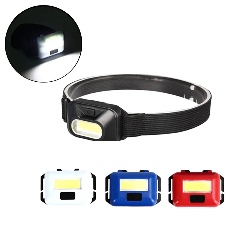 

1PC Mini COB LED Headlamp 3 Mode Portable Waterproof Head Flashlight for Outdoor Camping Hiking Climbing Night Fishing Headlight