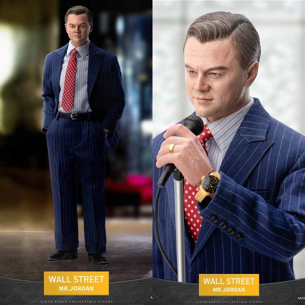 

In Stock Mars Toys MAT007 1/6 Wall Street Mr. Jordan Leonardo DiCaprio Figure 12'' Male Soldier Action Doll Full Set Model Toys