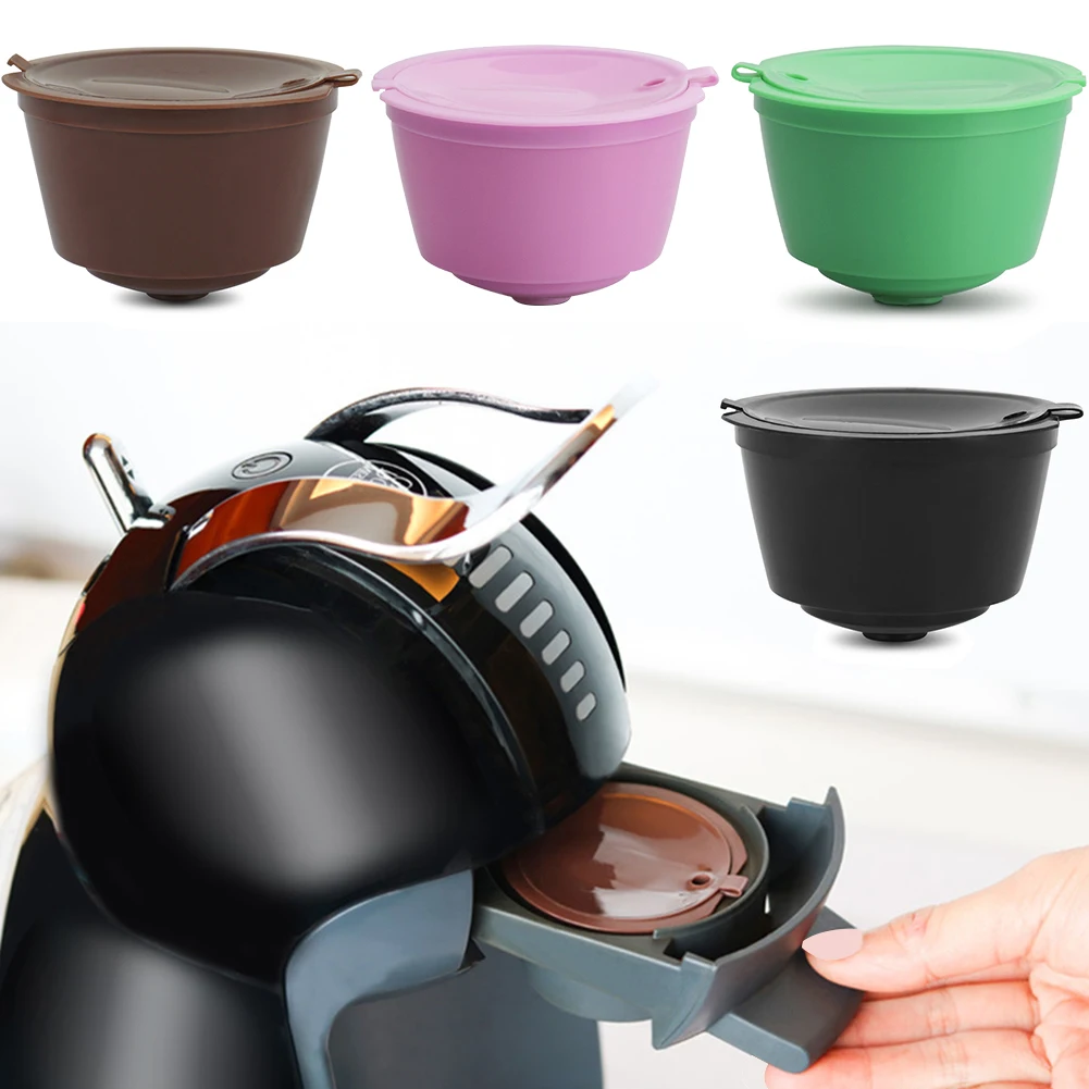 

10pcs Refillable Coffee Capsule Cup Machine Reusable Refilling Filter Coffeeware Strainer Gift Coffee Capsule Accessories