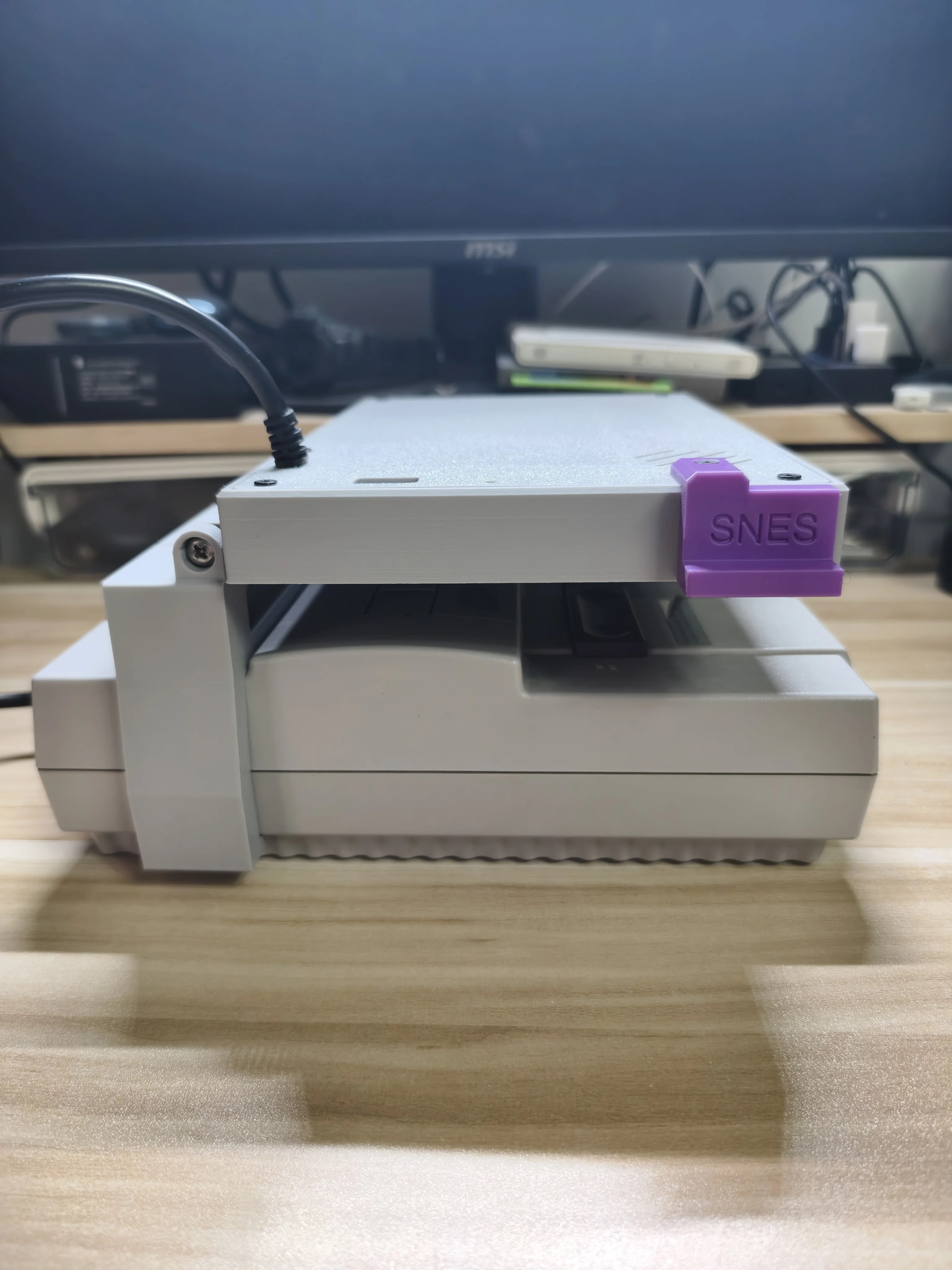 8-дюймовый ретро аркадный игровой автомат SNES с 3D-принтом портативный мини-монитор