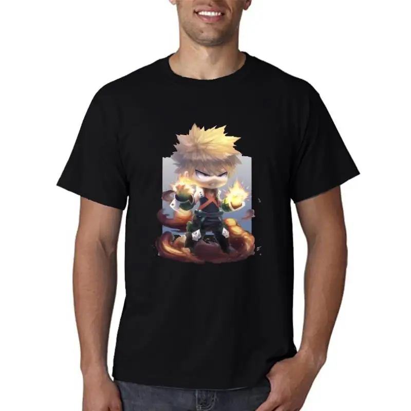 

Наименование: мужская футболка chibi bakugo, женская футболка