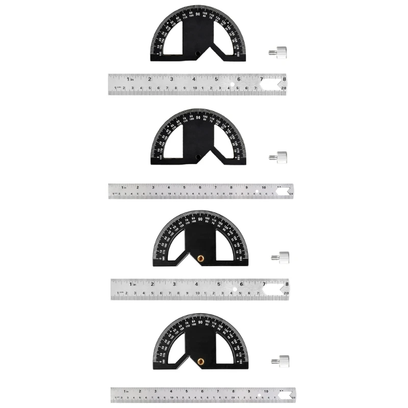 

Protractors Measuring Folding Gauge Multi Leveler Ruler Woodworking Tools