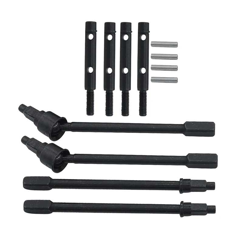 

1 комплект универсальный передний и задний портальный вал CVD приводной вал для 1/18 осевой каприы UTB18 RTR радиоуправляемой модели