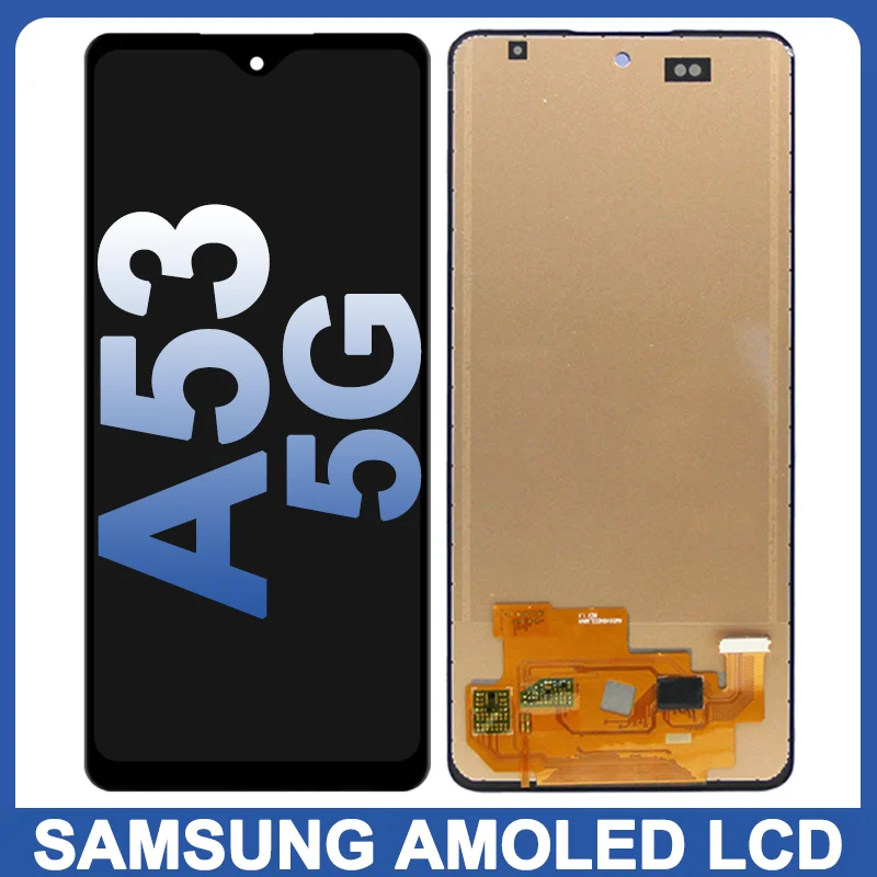 

6.5'' Super Amoled For Samsung Galaxy A53 5G A536B A536U A536W A536N LCD Display Touch Screen Replacement Digitizer Assembly